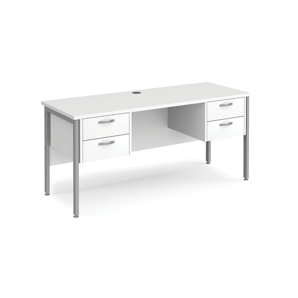 Desk 1600X735 600D 4Draw Oak
