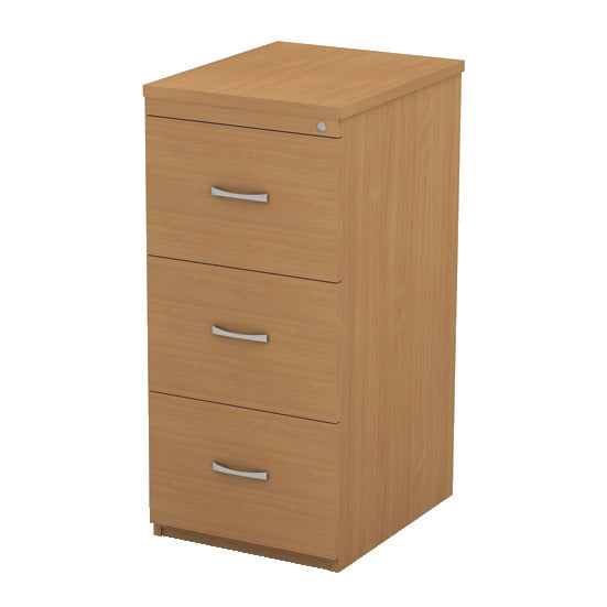 F-Cab.3 Drawer 485X600X1055Mm Beech