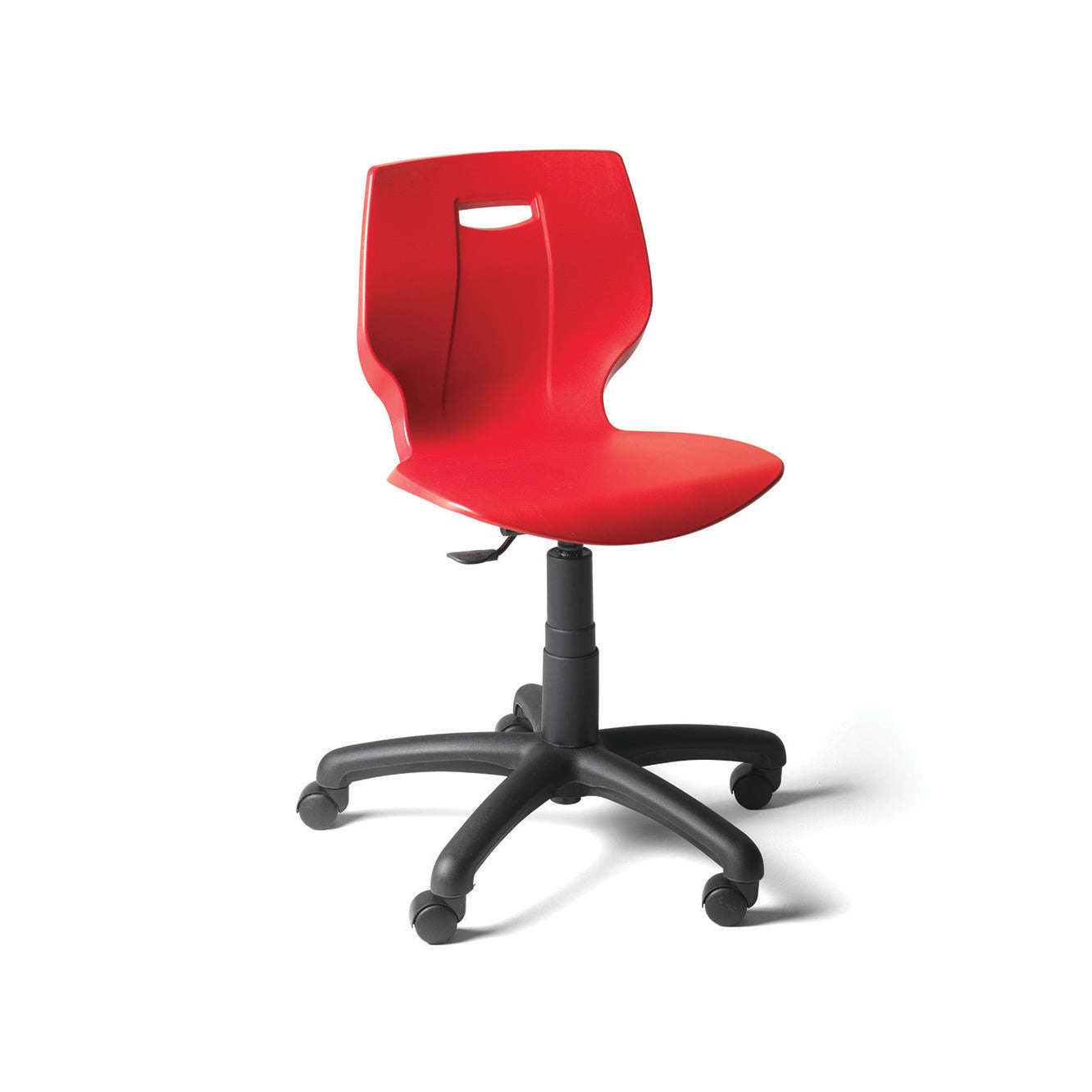 Geo Swivel Chair -Glides Red