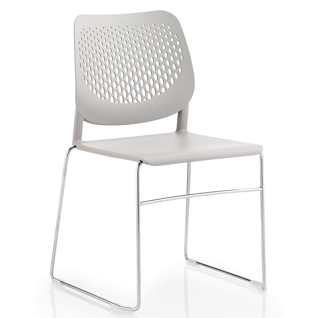 Lof Stk Chair Skid Base Red