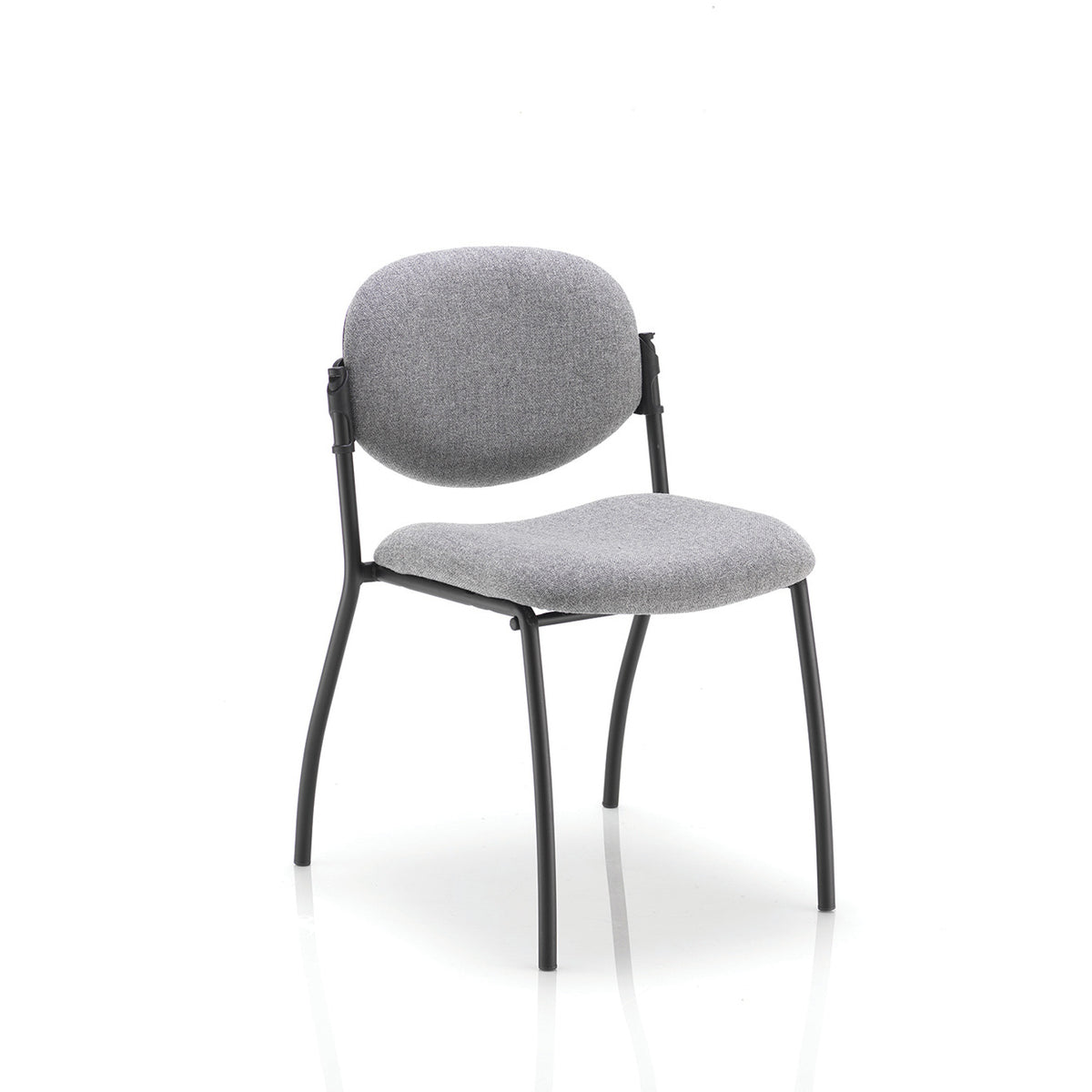 Oval Stk Chair Blk Fr Madura