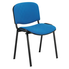S-Buy Chair Blk Steel Fr No Arms Bli