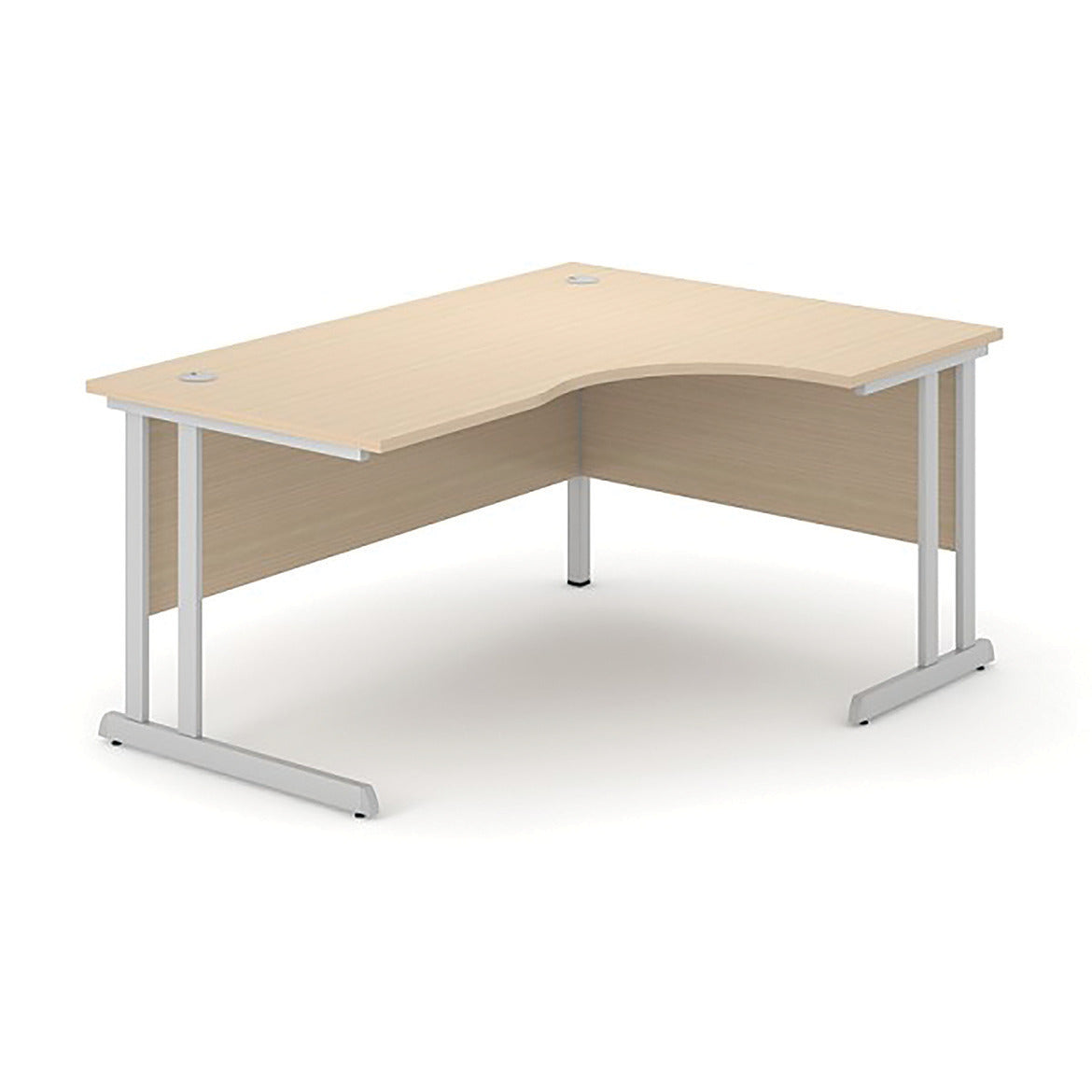 S-Buy Crescent 1400W Oak L-Return