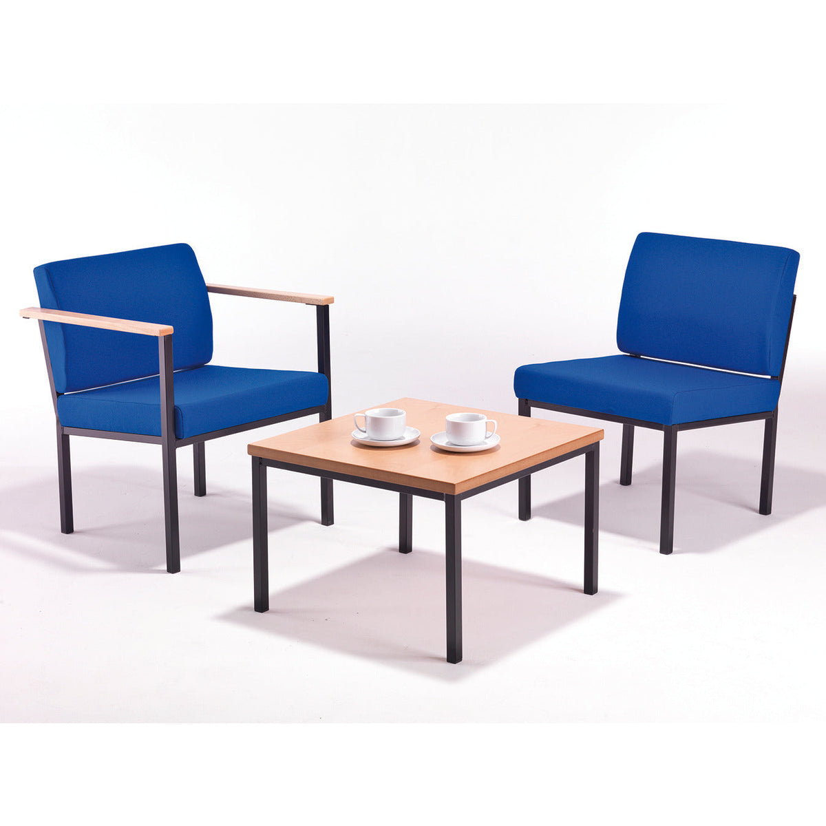 S-Reception Chair Beech Arms Ocean
