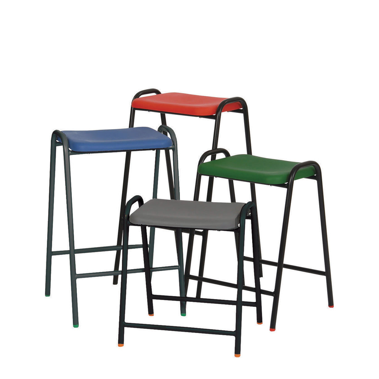 Stool 685Mm Seat Height Hille Blue