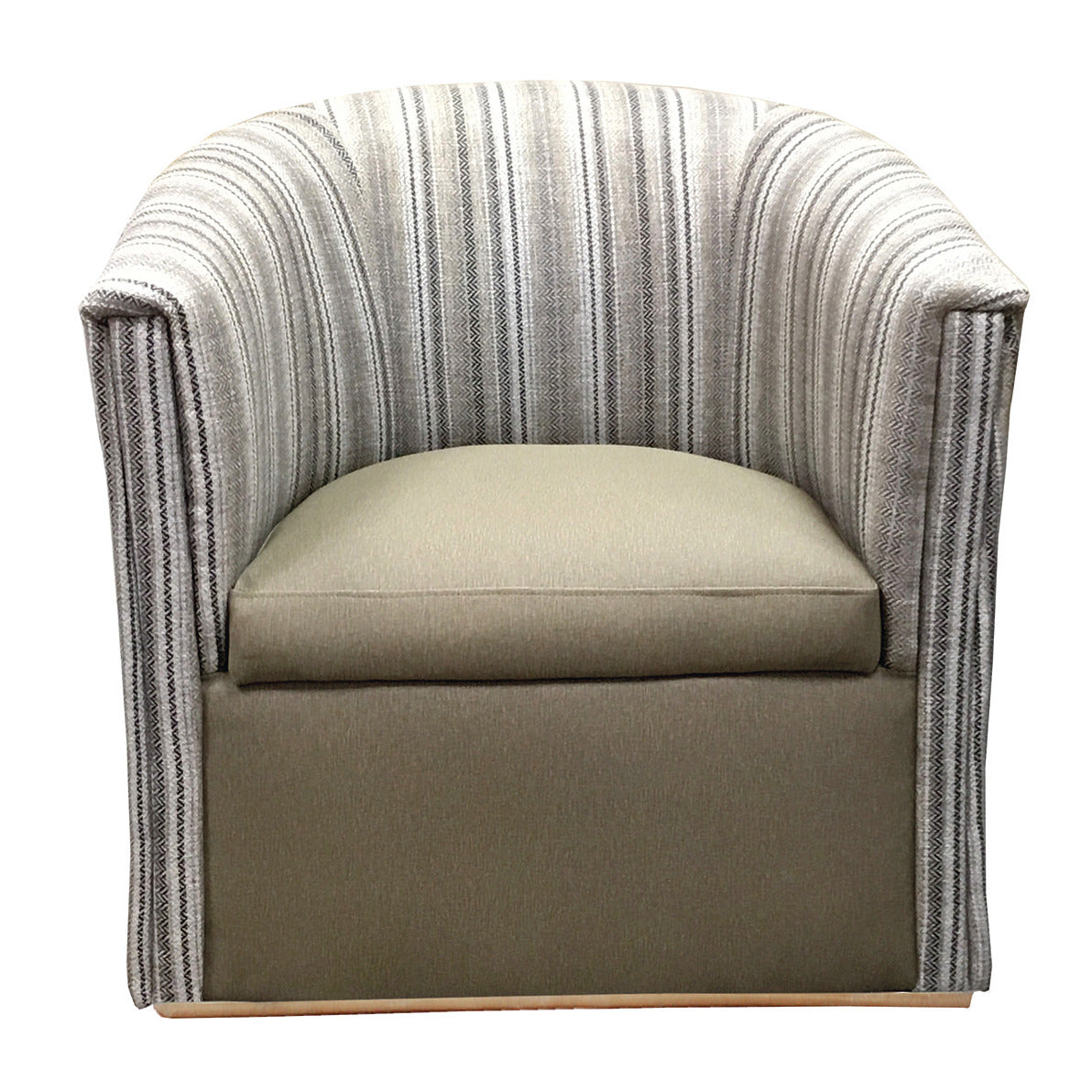 Tulip Tub Chair Grey Faux Leather
