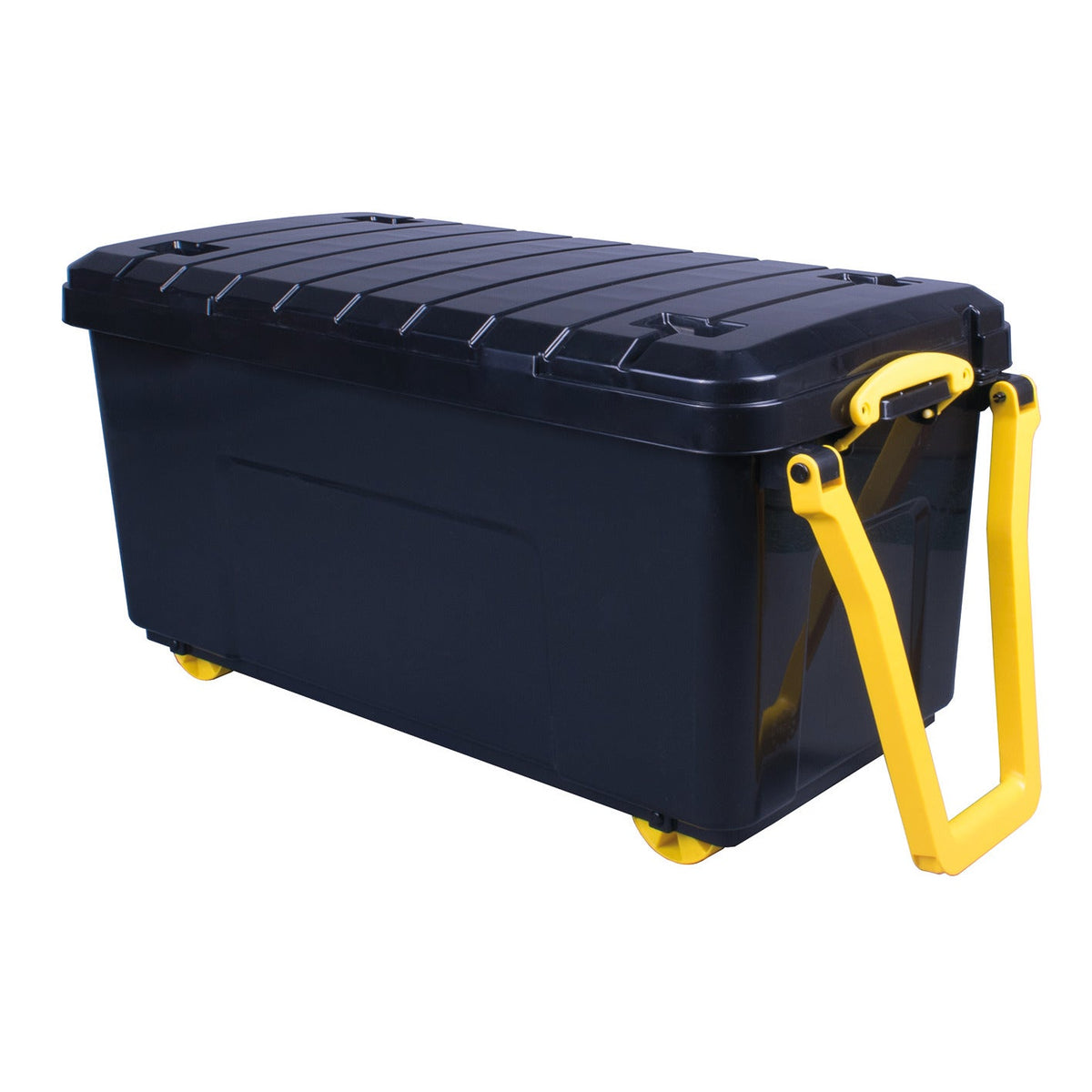160 Ltr Nestable H-Duty Trunk Black