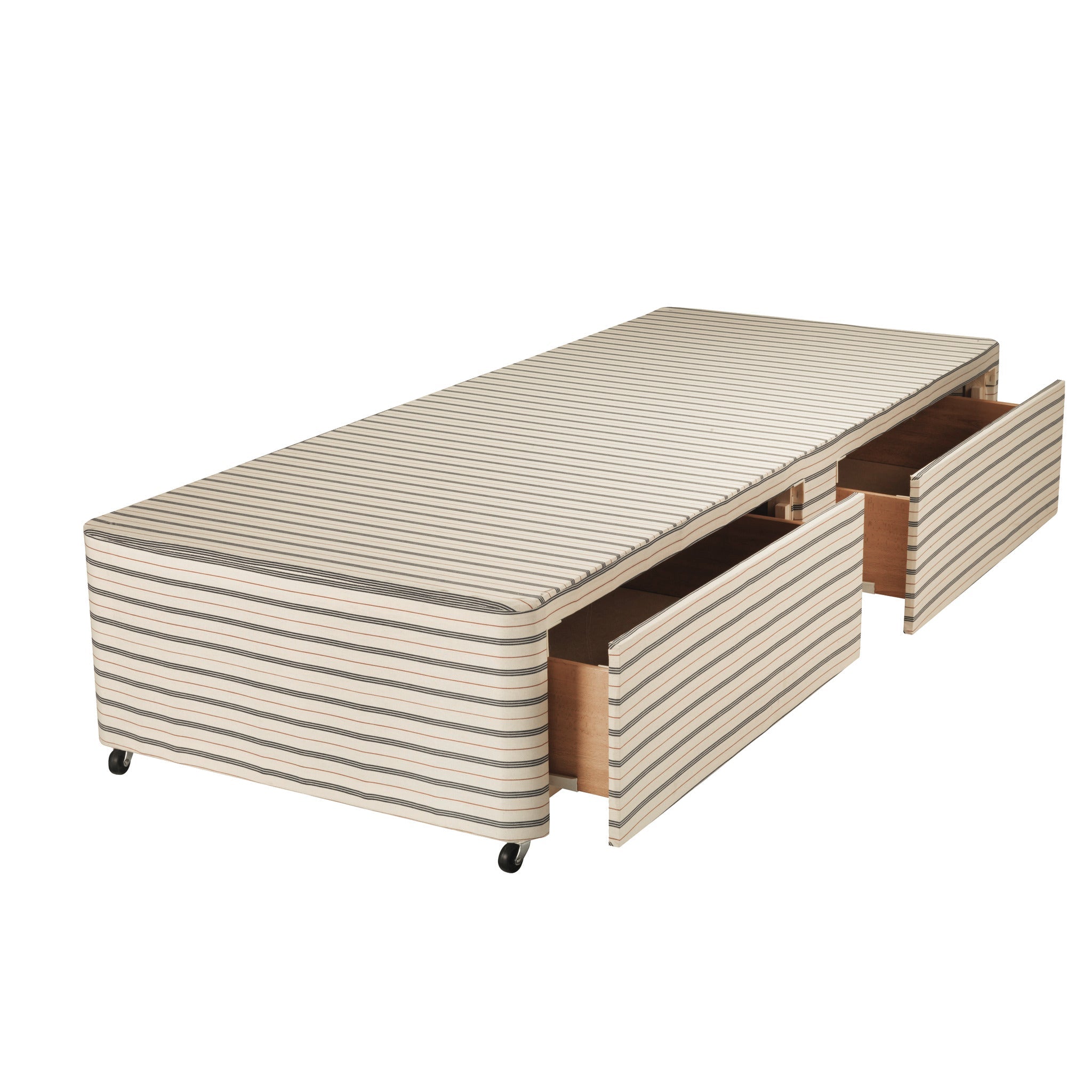 2 Drawer Deep Divan Pvc 1350Mm