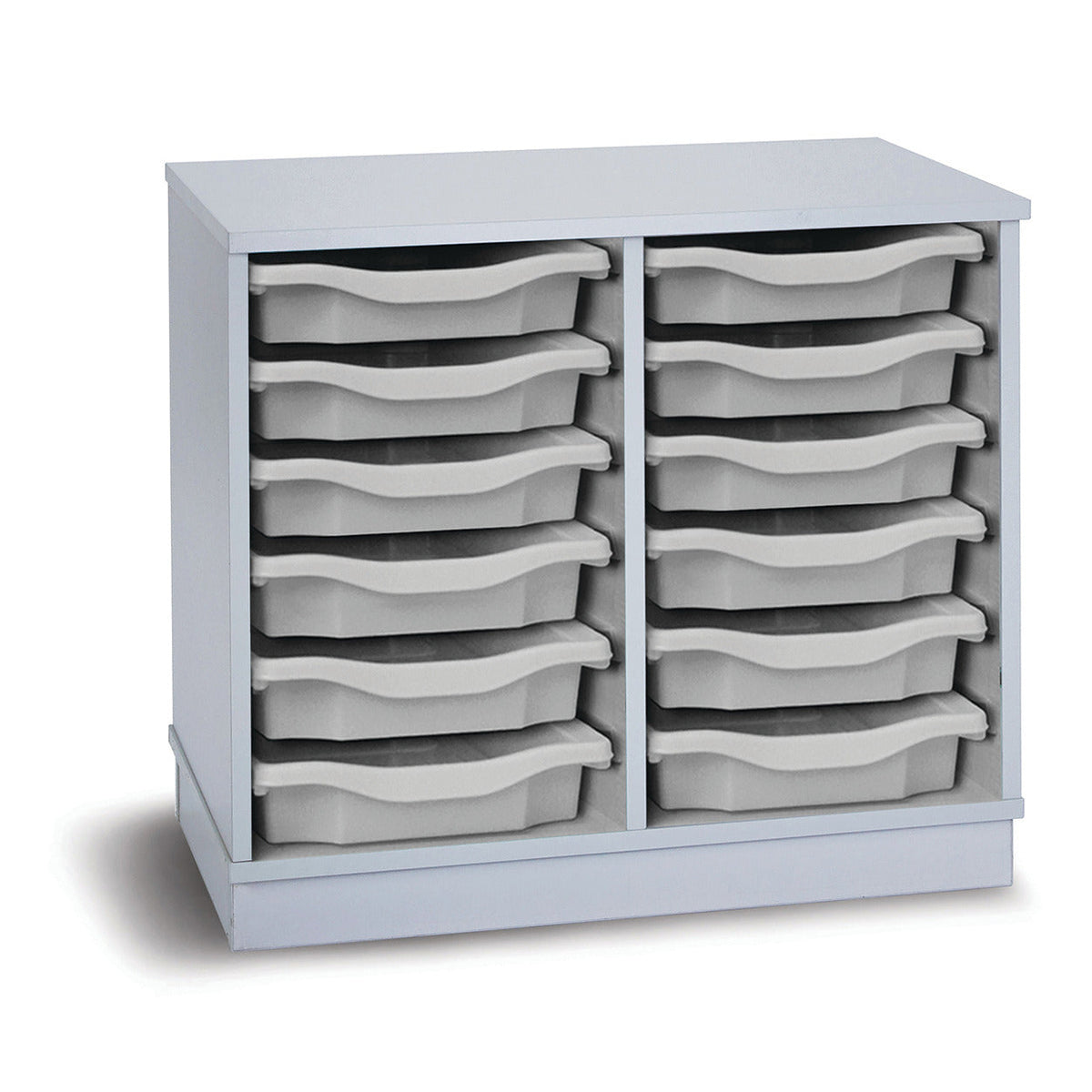 8 Tray Unit White