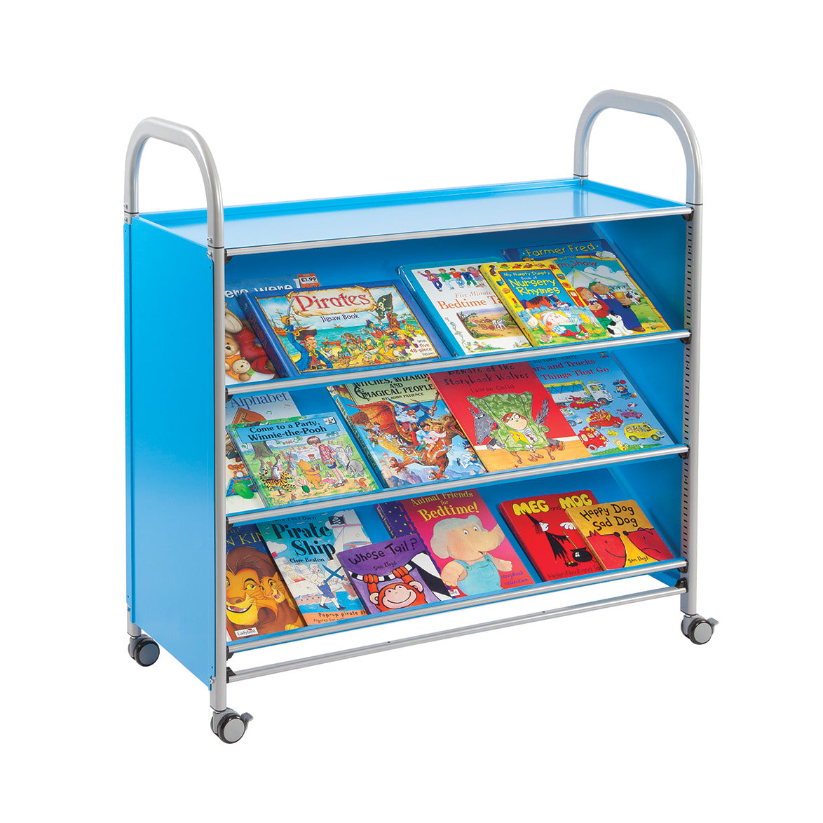 Callero Shelf Unit Tilted Shelves