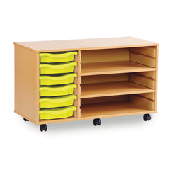 Combined Mobile Shelf-Tray Unit