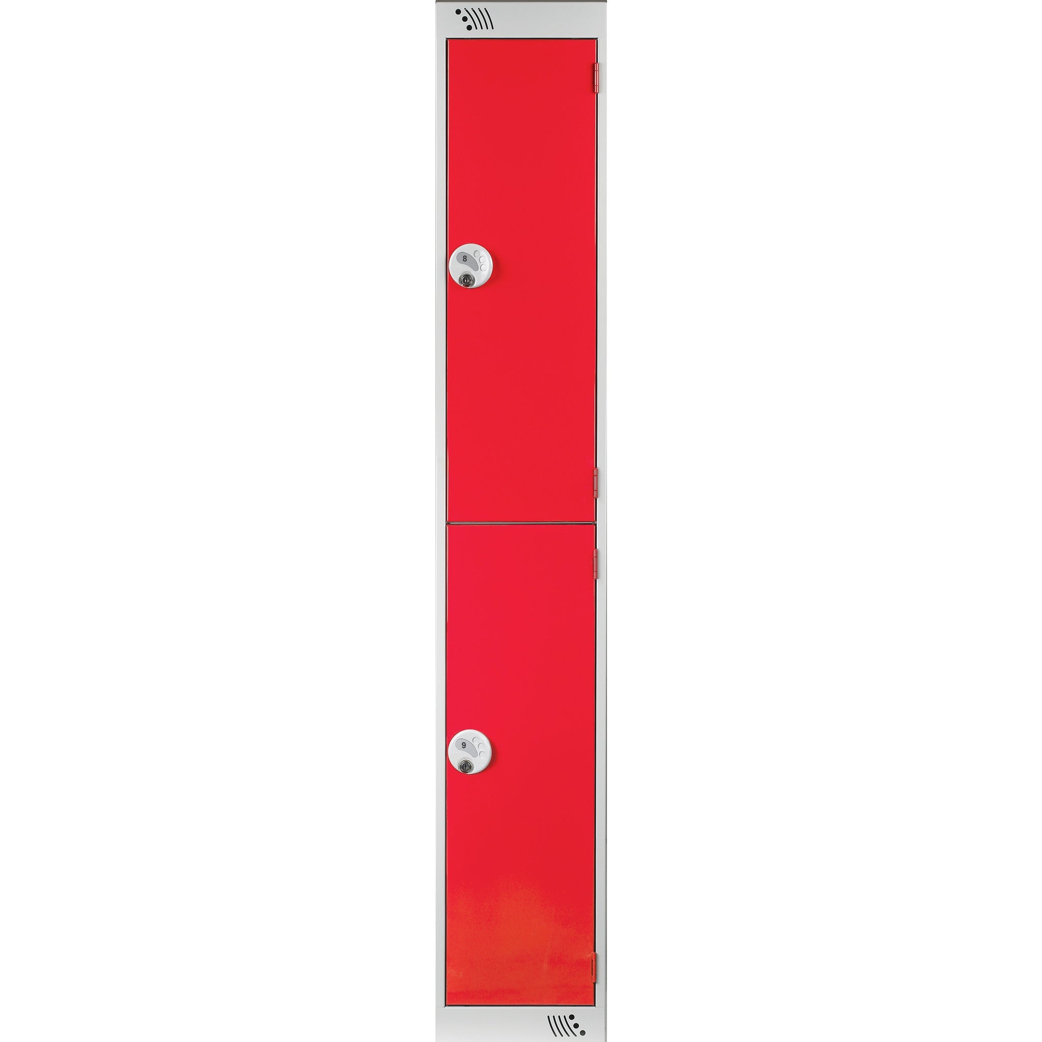 Locker 2 Door Key Lock-Blue