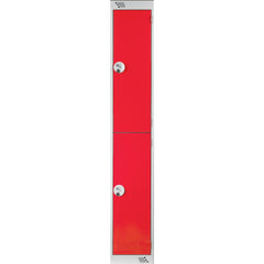 Locker 2 Door Key Lock-Blue