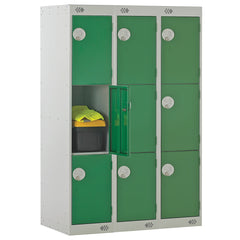 Locker 3 Door Nest 3 Red