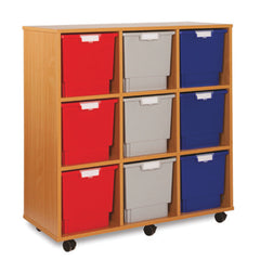 M- Tray Unit 9 Jumbo Tray Beech