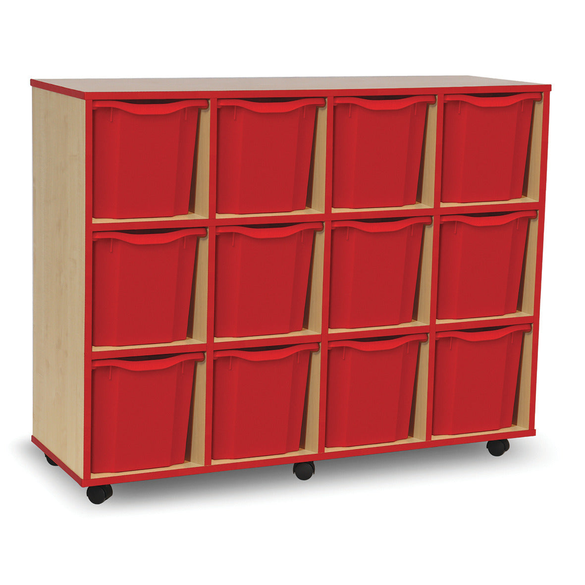 Mobile Tray Unit 12 Jumbo Blue