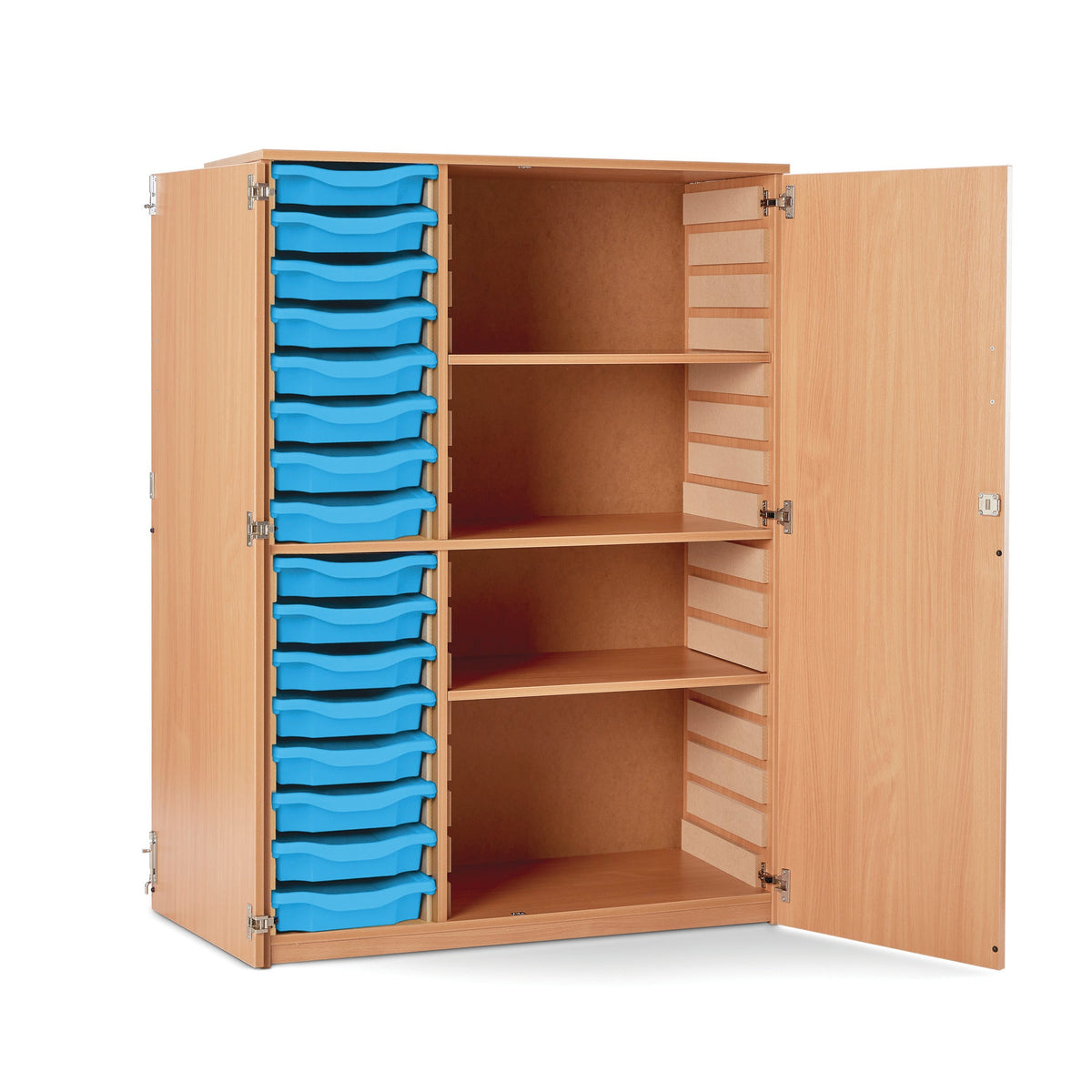 Stock Cupboard 16 Shallow Trays