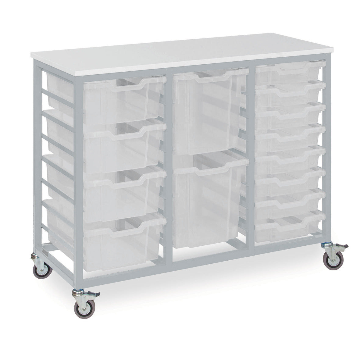 Storage Unit-24 Trays Red