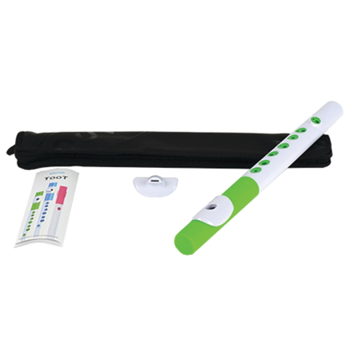 Nuvo Toot-Bag White - Green Trim