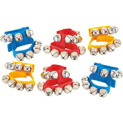 Percssn Wrist Bells-Pk6 Pairs