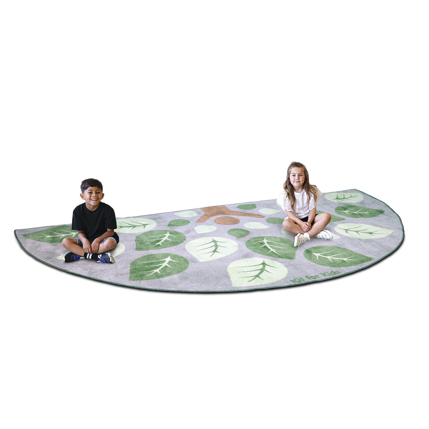 Leaf Semi-Circle Carpet 3X1.5M