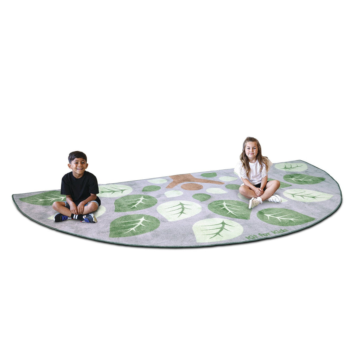 Leaf Semi-Circle Carpet 3X1.5M