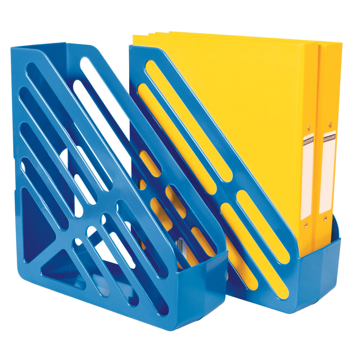 Mag-File Slotted Blue Pack 6