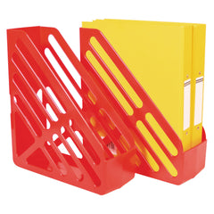 Mag-File Slotted Red Pack 6