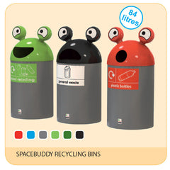 R-Bin General Waste Black Lid