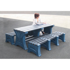 Table-Bench Set 8 Seater Sapphire
