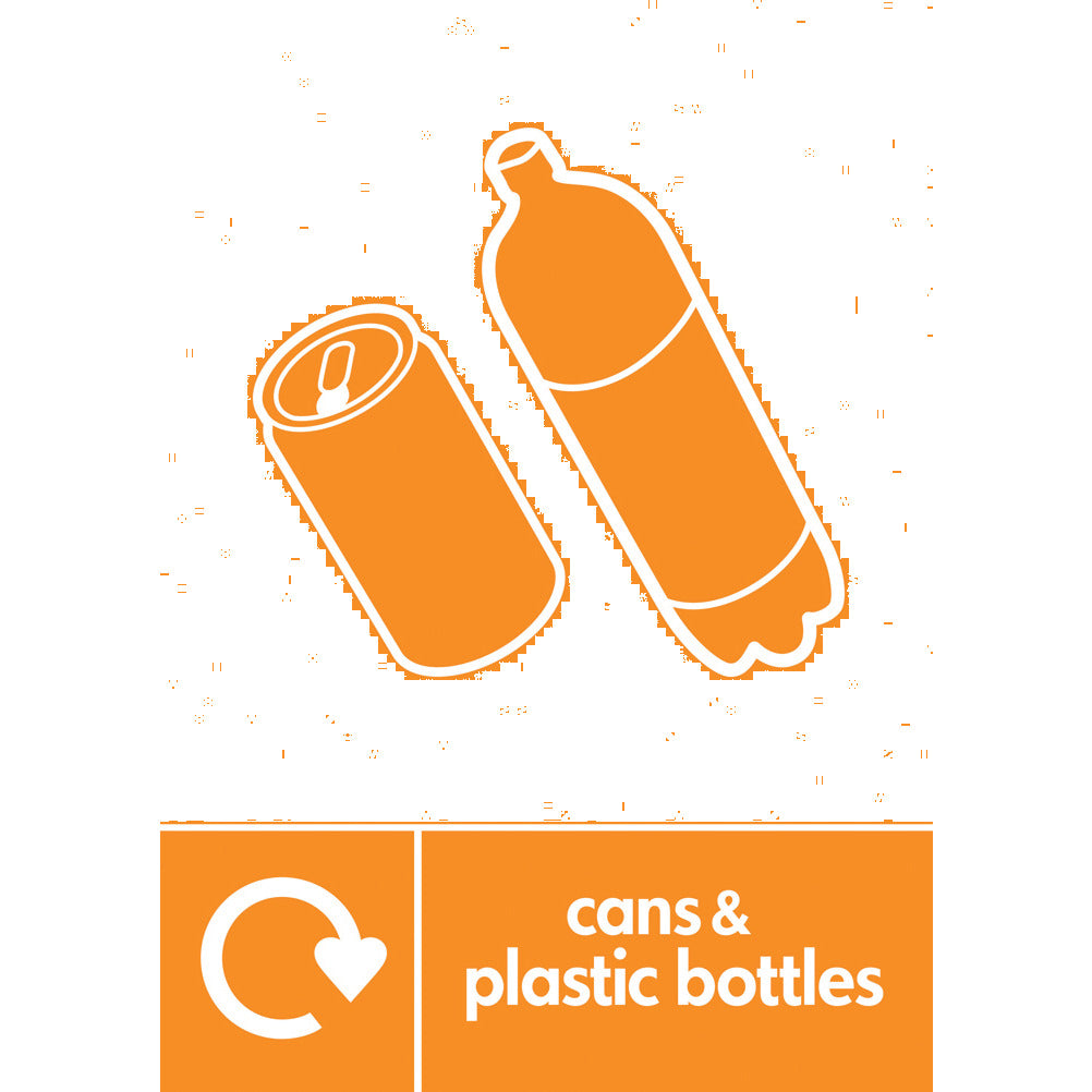 Waste Stream Label Cans-Plastic Bott