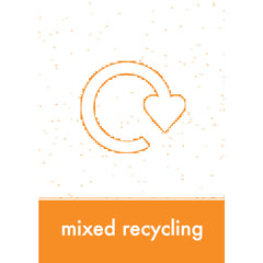 Waste Stream Label Mixed Recycling