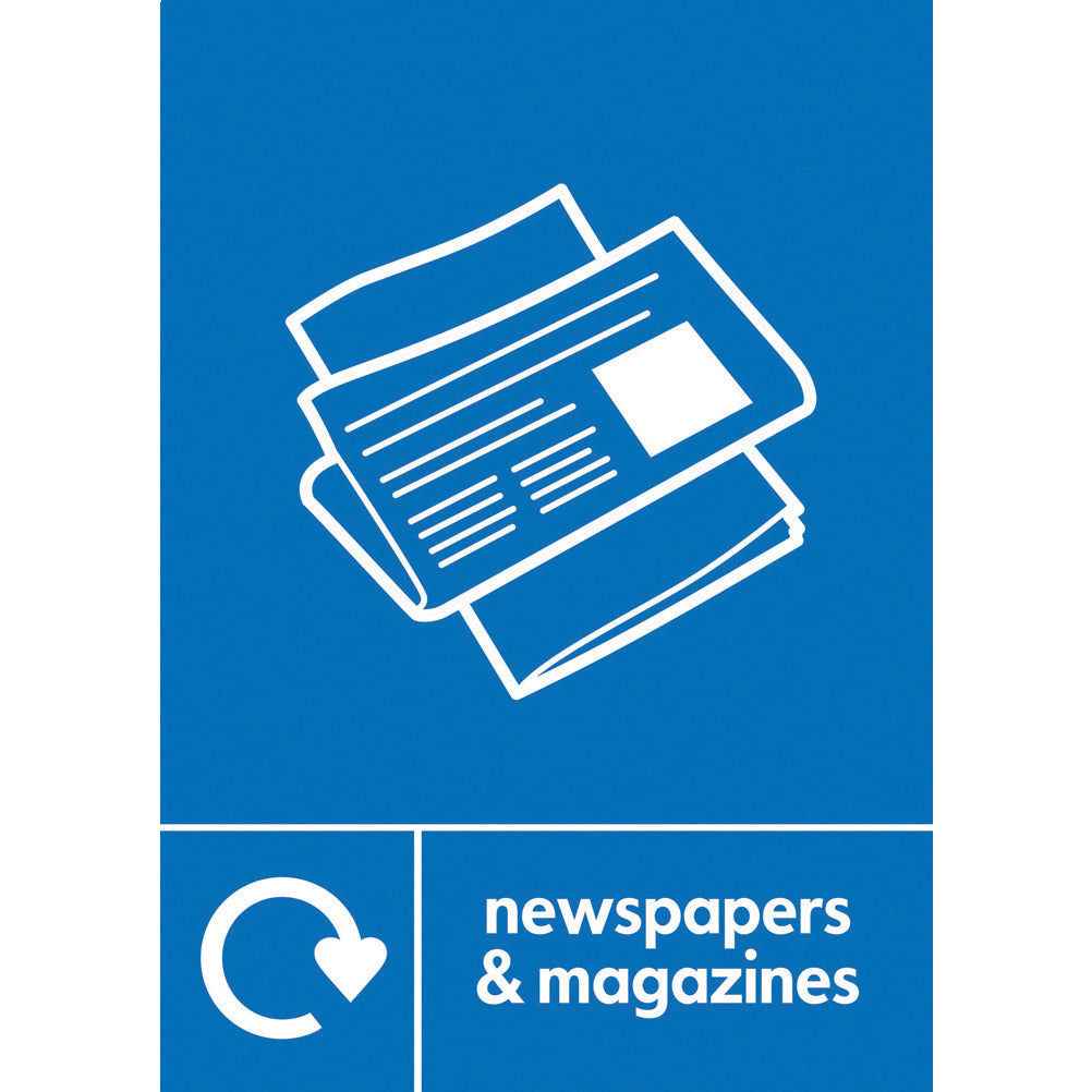 Waste Stream Label Newspapers-Magazi