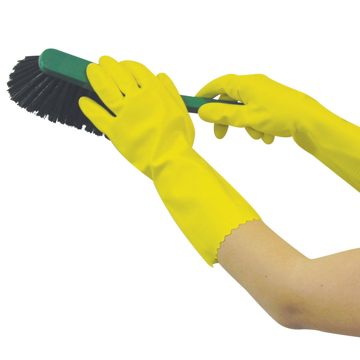 Glove Rubber Med Weight Yl Sm Box 12