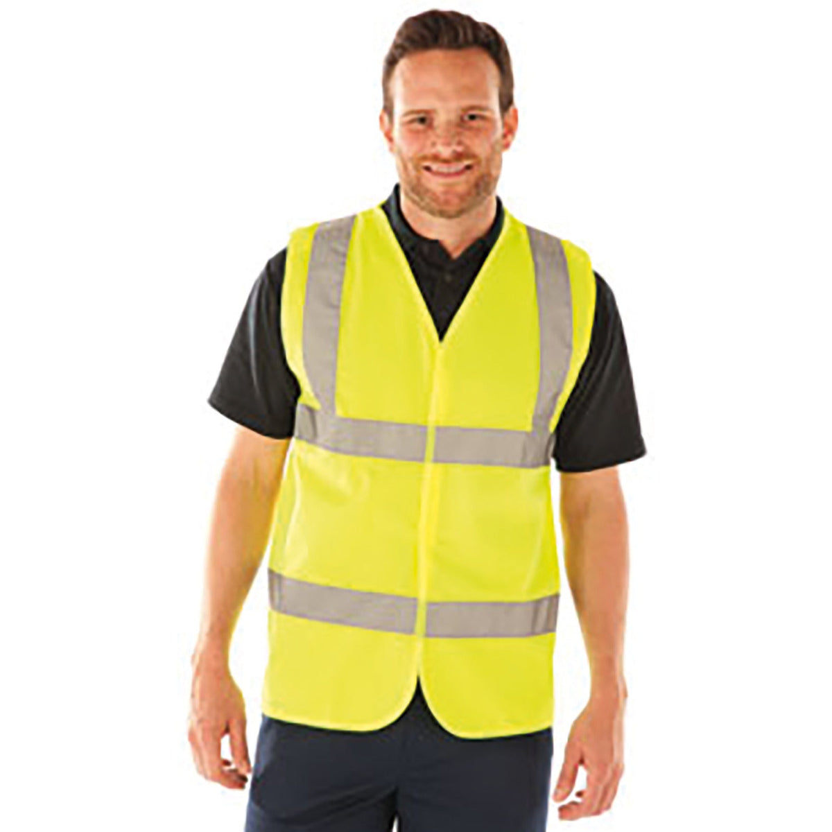 Waistcoat High Viz Poly Medium 42-"