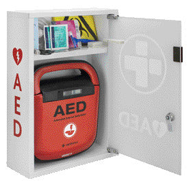 Aed Alarmed Metal Wall Cabinet