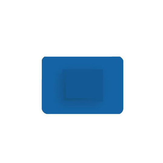 Blue Det.Plasters 7.2X5.0Cm Box 50