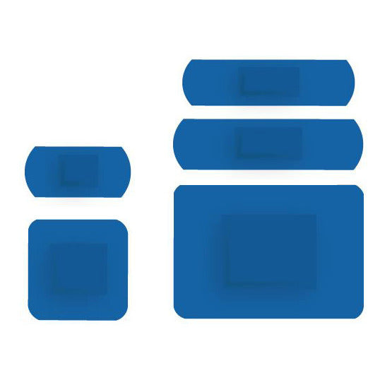 Plaster W-Proof Blue Ast-Sz Bx120