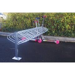 20 Scooter Dbl Floor Rack 1.5M