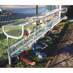 24 Scooter Rack Single Covered 4M