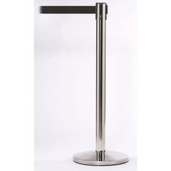 Barrier Post Ss-Blk. R-Strap Single