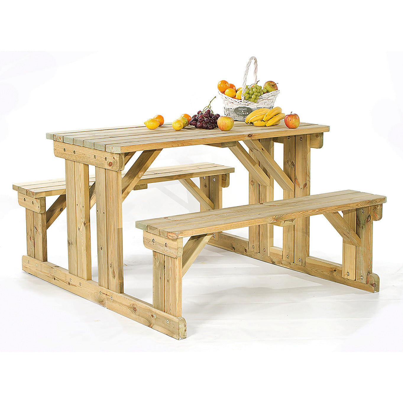 Guernsey Pine Bench 8Seat L1400Mm
