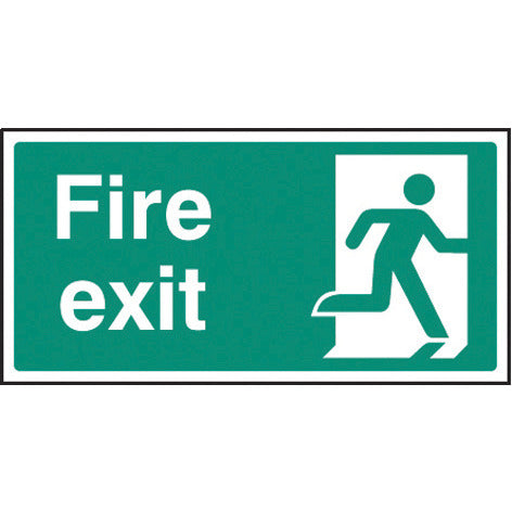 Sign Bs Fire Exit S-A Final Exit