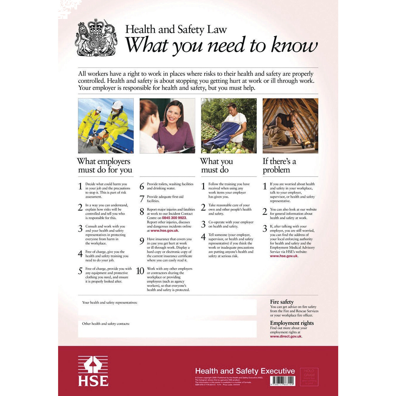 Sign Health & Safety Law