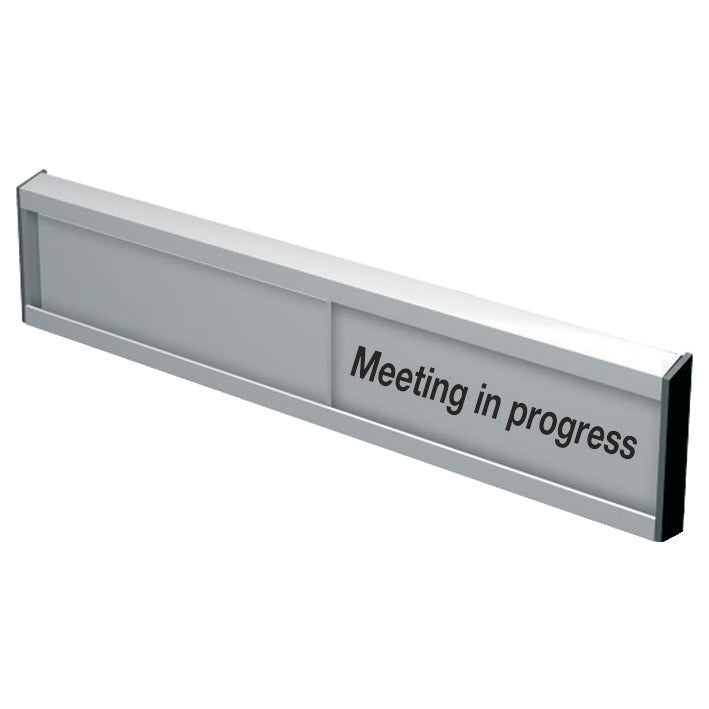 Sign Meeting In Progress 180X30Mm