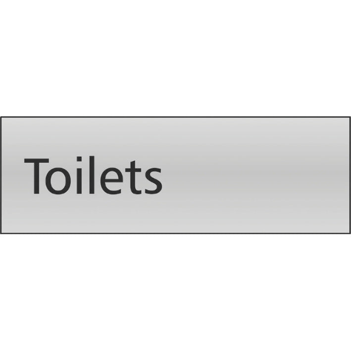 Sign Toilets Saa 300X100Mm