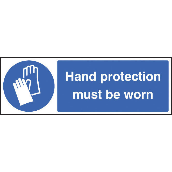 Sign Wear Gloves S-A 300X100Mm