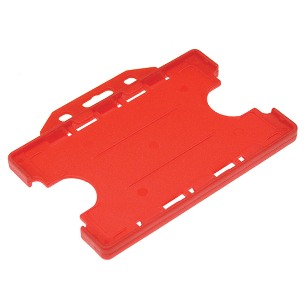 Swipe Card Holder D-S Red Pk50