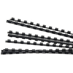 Comb Multi Ring A4 8Mm Black Bx100