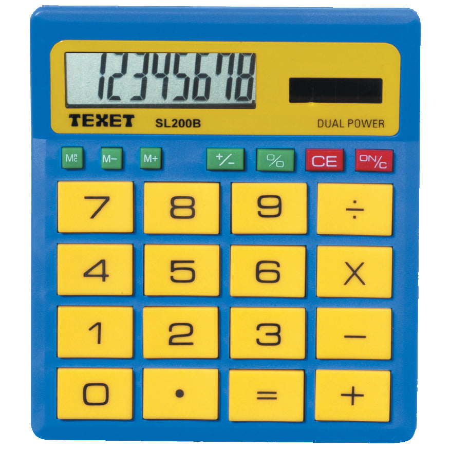 Calc. Sl200B Desk Top Big Key 8 Dig.